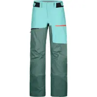 Ortovox - Pantaloni da freeride - 3L Ravine Shell Pants W Arctic Grey per Donne - Taglia S - Blu
