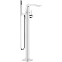 Dornbracht CL.1 Mitigeur monocommandé pour bain avec tube de trop-plein, pour montage indépendant avec garniture de douche flexible, 25863705-06, 25863705-06