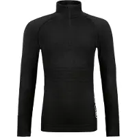 Ortovox - Sous-vêtement en laine de mérinos - 230 Competition Zip Neck W Black Raven per Donne in Lana Vergine - Taglia S - Nero