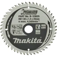 Makita Lama Per Sega Circolare Per Legno Specialized 136x20x48z