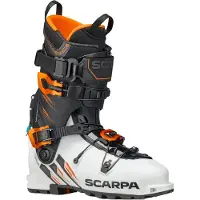 Scarpa - Scarponi da scialpinismo - Maestrale RS White Black Orange per Uomo - Taglia 44,5 - Bianco