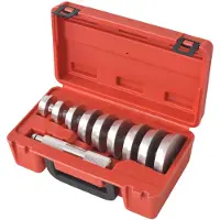 vidaXL Set di pezzi a pressione Set di 10 pezzi per espulsori per presse da officina