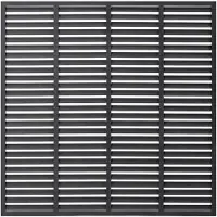 Super Merchant recinzione a doghe WPC 180x180 cm grigio