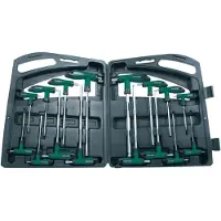 BRÜDER MANNESMANN Winkelschraubendreher-Set 16teilig (M18190)