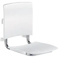 Delabie sedile per doccia sospeso comfort in acciaio inox hgl. pol.