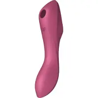 Satisfyer Vibrator per clitoral stimulation Curvy Trinity 3 Red