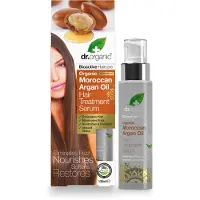 Dr Organic Siero per capelli all'olio di Argan marocchino biologico 100 ml — Siero per capelli