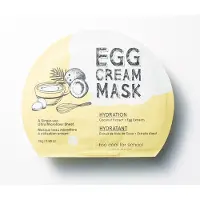 Too Cool for School Egg Cream Mask Hydration — maschera in tessuto idratante 5 x 28 g