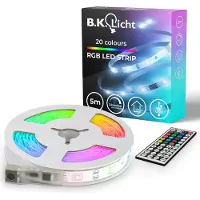 B.K. Licht Striscia LED Fly USB, lunghezza 5 m, RGBW, telecomando