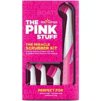 The Pink Stuff Stardrops The Miracle Scrubber Kit, 4 testine per spazzola pulente