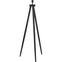 Light & Living Lampada da terra - nero - ILIAS - legno - apparecchio singolo - E27 - 8215612 -