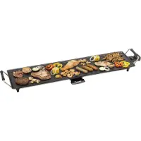 Bestron Griglia elettrica da tavolo , piastra plancha/teppanyaki XXL con rivestimento antiaderente