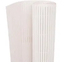 vidaXL Recinzione da giardino bifacciale 90 x 300 cm Bianco