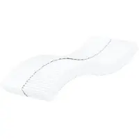vidaXL Materasso in schiuma bianco 100x200 cm Grado di rigidità H2 H3