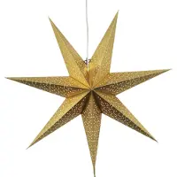 Star Trading Stella di carta Dot ca 70cm incl. cavo colore rosso DOT