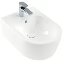 Villeroy & Boch Avento Bidet, 1 trou pour robinet, avec trop-plein, 370x530mm, 540500R1, 540500R1