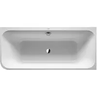 Duravit Baignoires Happy D.2 Plus, angle à droite, 2 pentes de dos, revêtement acrylique moulé en graphite supermatt, 1800x800x460mm, 700450800000000, 700450800000000