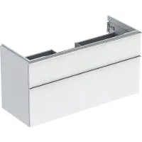 Geberit iCon armoire basse pour lavabo, 2 tiroirs, 118,4x61,5x47,6 cm, 502306, 502.306.01.2, 502.306.01.2