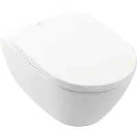Villeroy & Boch V&B Subway WWC-Paket, spülrandlos, m. Sitz, weiß, Absenkautomatik