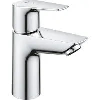 GROHE BauEdge Mitigeur monocommandé pour lavabo, S-Size, saillie 95mm, sans vidage, EcoMode, Cradle to Cradle Certified Gold, 24193001, 24193001