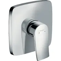Hansgrohe Metris miscelatore da incasso per doccia set quadrato cromo