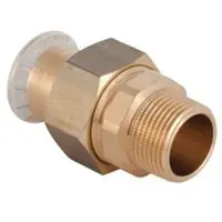 Geberit Raccordo Mapress canna di fucile con filettatura maschio, tenuta piatta, 35 mm x 1 1/4"