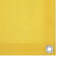 The Living Store Schermo privacy per balcone giallo 90x500 cm HDPE