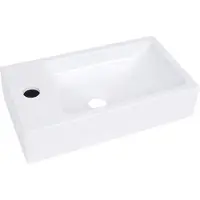 The Living Store Lavabo 400x220x90 mm SMC Bianco