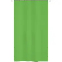 The Living Store Schermo privacy per balconi verde chiaro 140x240 cm Tessuto Oxford