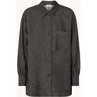 ZENGGI Cotton Wool Mix Overshirt Midnight Blue Taglia: S | Sovracamicie Outlet | Donna | Blu