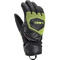 LEKI - Guanti da sci caldi e impermeabili - WCR Coach 3D Junior - Taglia Bambino 4 - Nero