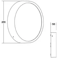 Brumberg Leuchten 10036173 Lampada da parete a LED 230 V 3000/4000/5700 K