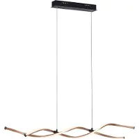 Paul Neuhaus Lampada LED a sospensione Polina di , oro, metallo, dimmerabile