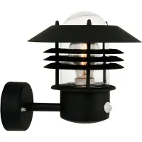 Nordlux applique con sensore Vejers, nero