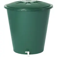 Graf Barile per la pioggia 210 l in plastica - verde, Nuova generazione