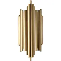 Opviq Applique Reis 13341, color oro, metallo, altezza 50 cm