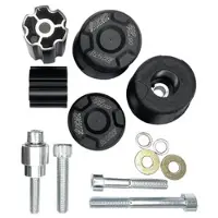 GSG Mototechnik GSG CRASH PAD SET DUO, KIT NERO CL500 23- KIT NERO