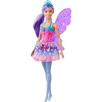 Barbie Principessa Con Corona Viola Bambola