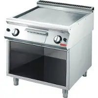Gastronoble Piastra per griglia a gas Gastro M 70/80 piedi - liscia e cromata