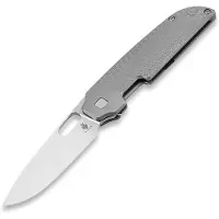Kizer Cutlery Coltello pieghevole Varatas, Gray Titanium
