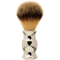 Depot Accessori n. 732 Alluminio Spazzola barba Argento — Spazzola barba