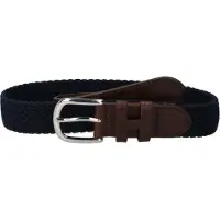 Hackett London per uomo. HM413225 Cintura in pelle da paracadute della Marina Militare (XL), Casual, Poliestere, Navy