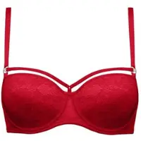 Marlies Dekkers Space Odyssey Red Lace Balcony Bra Taglia: 90D | Reggiseni Outlet | Donna | Rosso