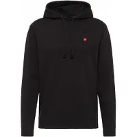 Bergfreunde Hoody Patch Felpa con cappuccio (XXS, nero)