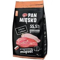 PAN MIĘSKO Cibo Per Cani Con Vitello E Tacchino M 9kg