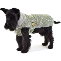 Fashion Dog mackintosh riflettente per cani con fodera in Pelliccia sintetica - 60 cm