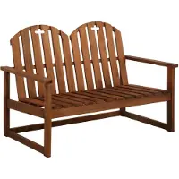 vidaXL Panchina da giardino 110 cm in legno massiccio di acacia