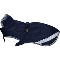 Bucas Hundemantel Freedom, Blau, Größe M, Länge 40 cm, Halsumfang 43 cm