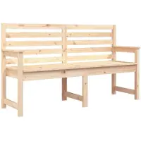 vidaXL Panchina da giardino 159,5x48x91,5 cm in legno di pino massiccio