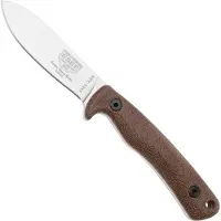 ESEE Ashley Emerson EE-AGK35V, S35VN Brown Micarta, coltello da caccia